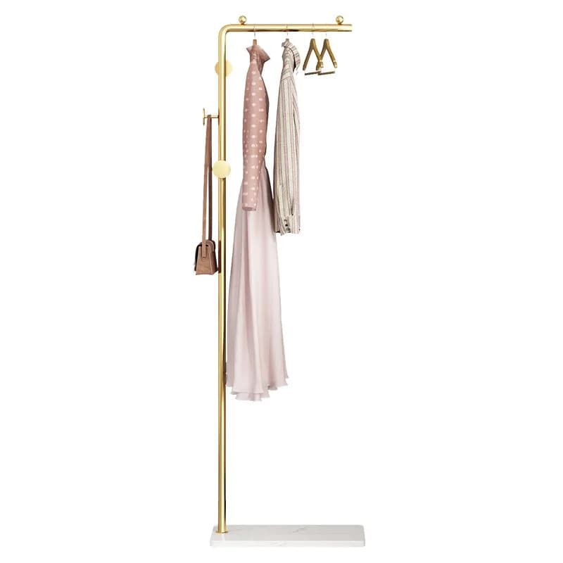 Simple hanger for the bedroom from the floor to the ceiling, do not occupy an area of clothes for the interior room of the house