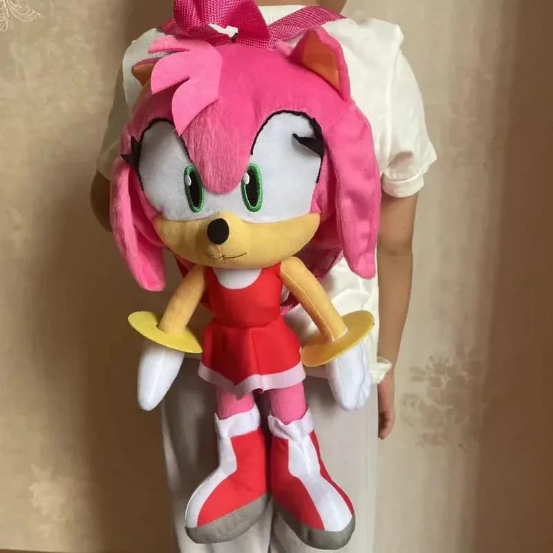 Costume di Halloween 2026 Nuovo Zaino Giocattolo in Peluche Grande Hedgehog Sha Dow Knuckles Echidna per Bambini ★ Lucky Cosplay