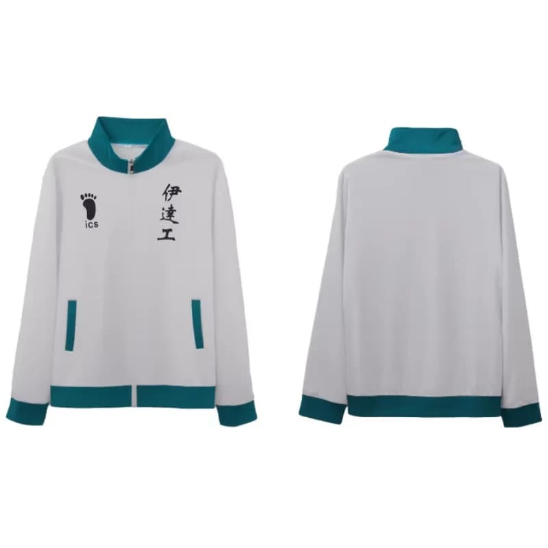 Costume Cosplay Jacket Taishu Anime Japanese Haikyuu, Volleyball Uniforms Aone Takanobu for Men, Halloween Party Costume