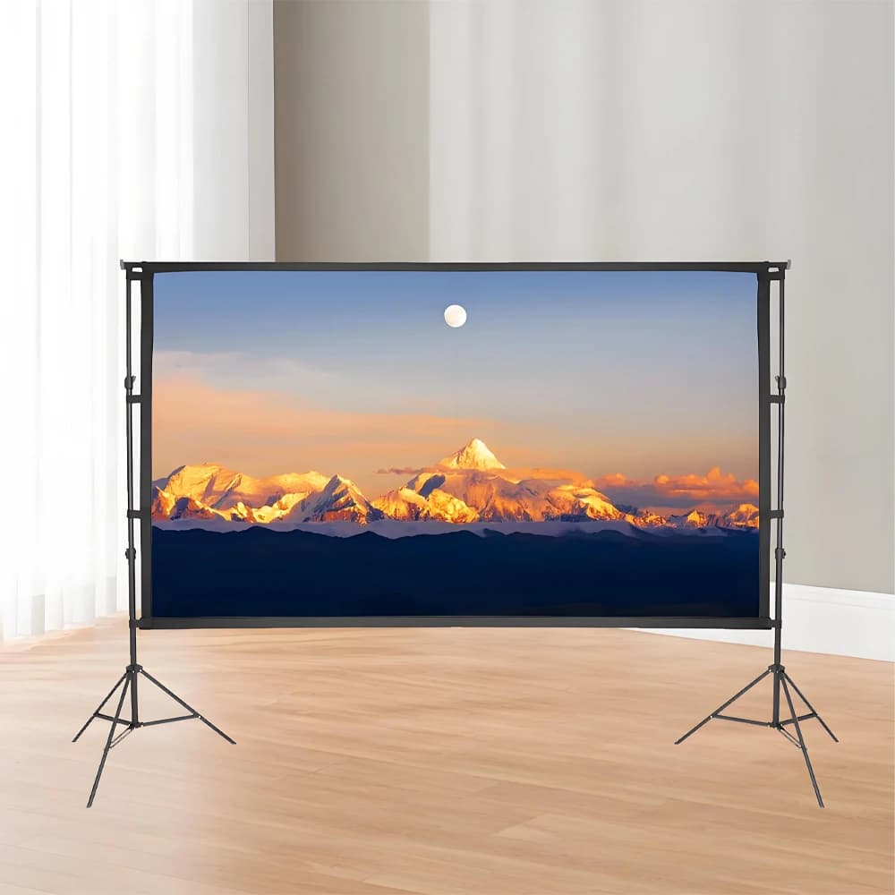 Schermo cinematografico pieghevole portatile da 150 pollici 4:3 HD Schermo per proiettore esterno per interni resistente alle pieghe per l'elettronica dell'ufficio Home Theater