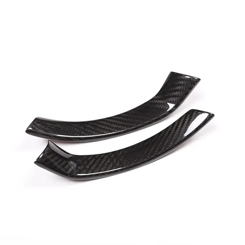 2 Pieces Decorative Frame for Flyer, Carbon Fiber Cover Strip Bucket, Auto Accessories for Alfa Romeo Giulia 2017 2018-A02