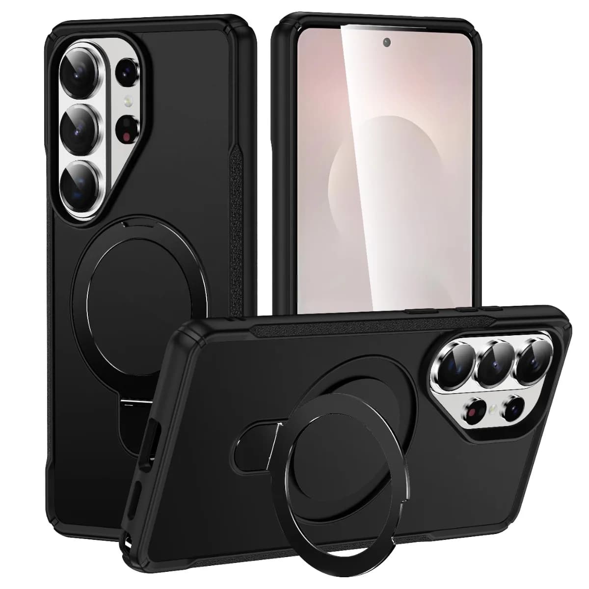 Supporto magnetico Supporto pieghevole Custodia per telefono per Samsung S25 S26 Ultra S24 Plus A07 A36 A56 A55 A54 A35 A26 A16 A06 A05 Armatura Cover