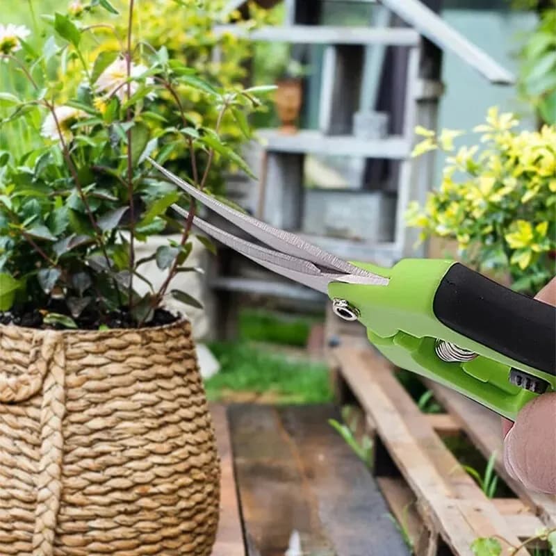 1 set, forbici da giardino, cesoie da potatura, cesoie antiscivolo per rami di fiori, cesoie per frutta e verdura