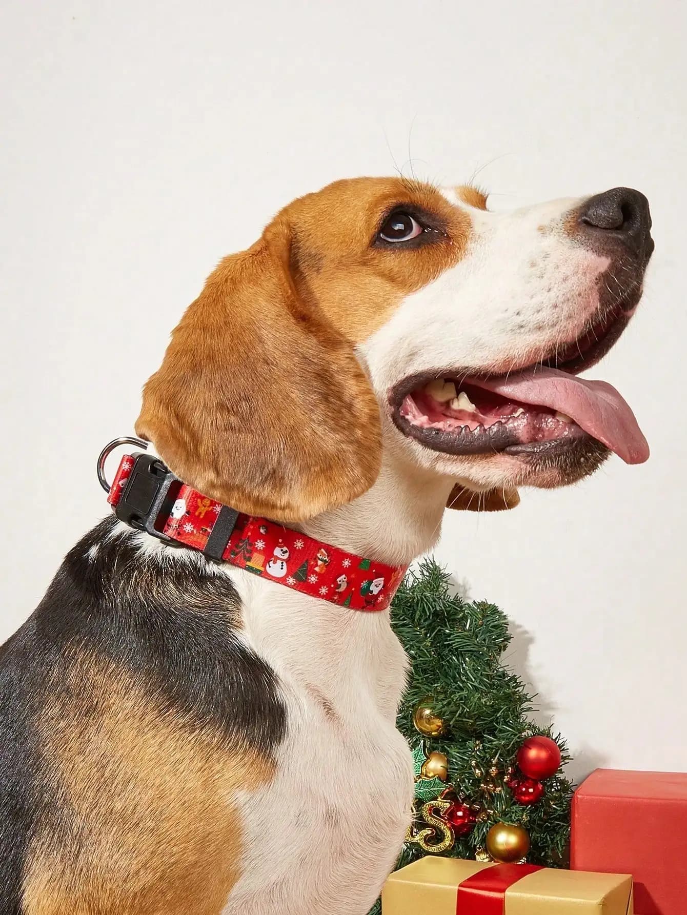 Guinzaglio natalizio per animali domestici 1pc Collare natalizio per animali domestici con imbracatura Corda da passeggio per cani Accessori per animali Forniture per cani Cintura toracica