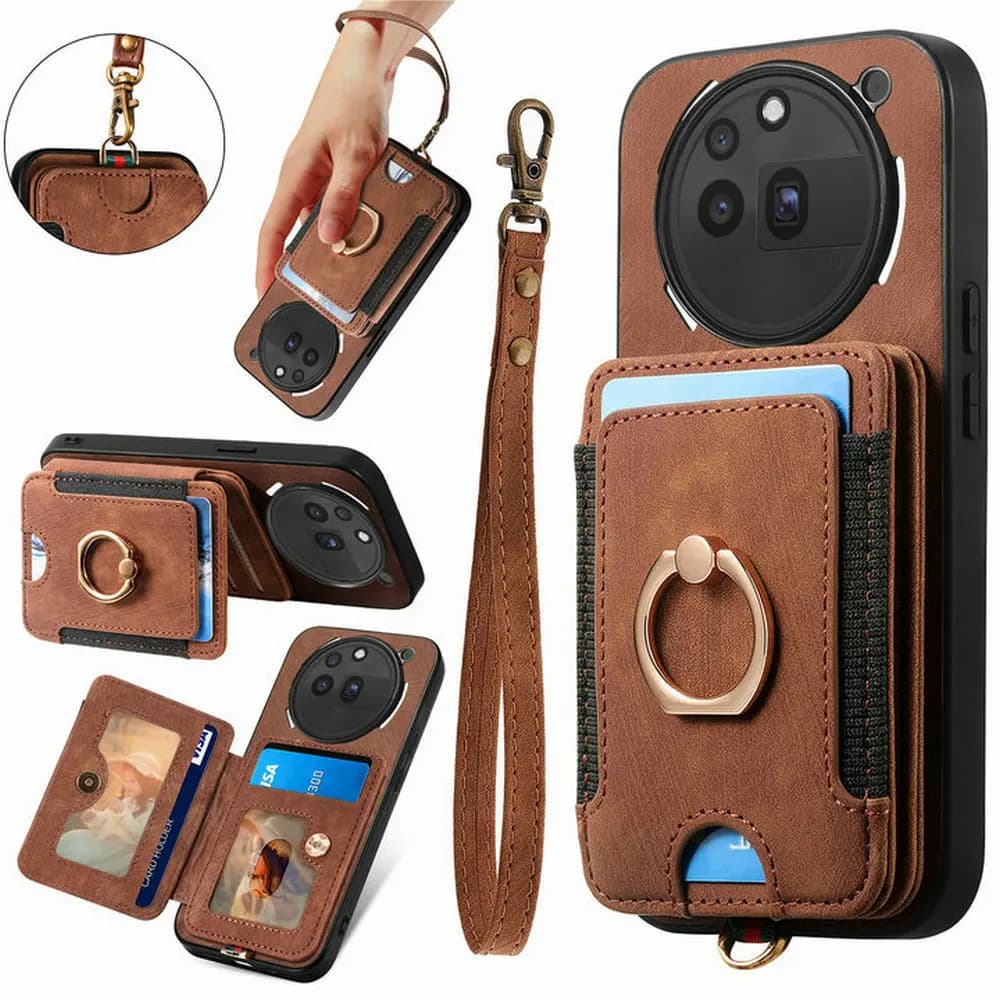 Per Nothing Phone 3A Pro 5G RFID Custodia a portafoglio in pelle per Nothing CMF Phone 2 Pro 1 Magnete Anello posteriore Cover Phone 3A 3 A Funda