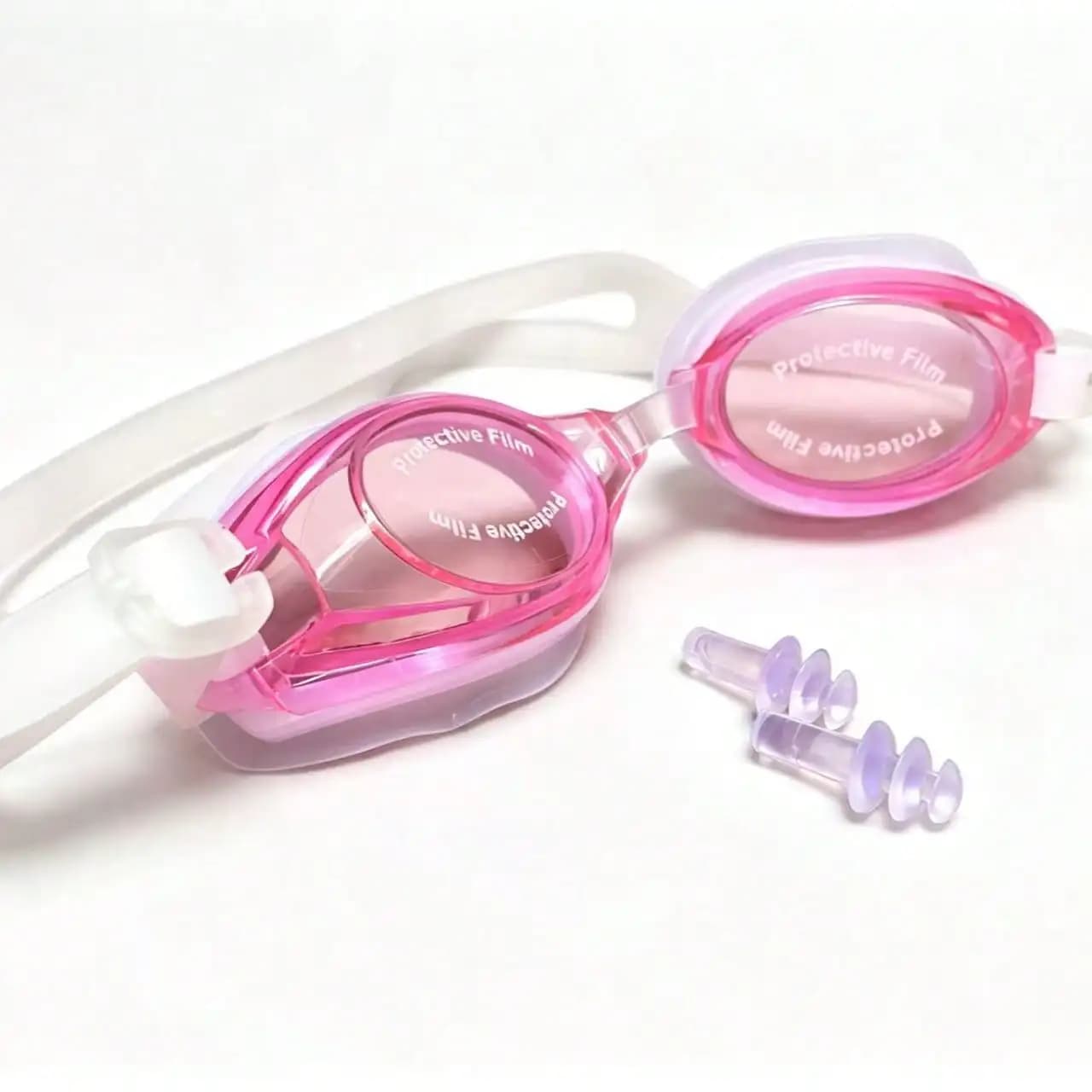 Occhialini da Nuoto Unisex Impermeabili con Lenti in PC, Doppio Anello di Tenuta e Montatura in Silicone Elastico