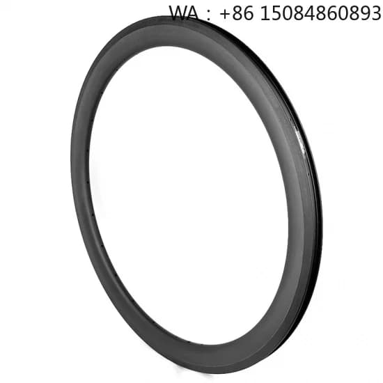 700C 50mm Deep Disc Carbon Rim, 25mm width clincher carbon wheel, sturdy lightweight road bicycle replacement parts
