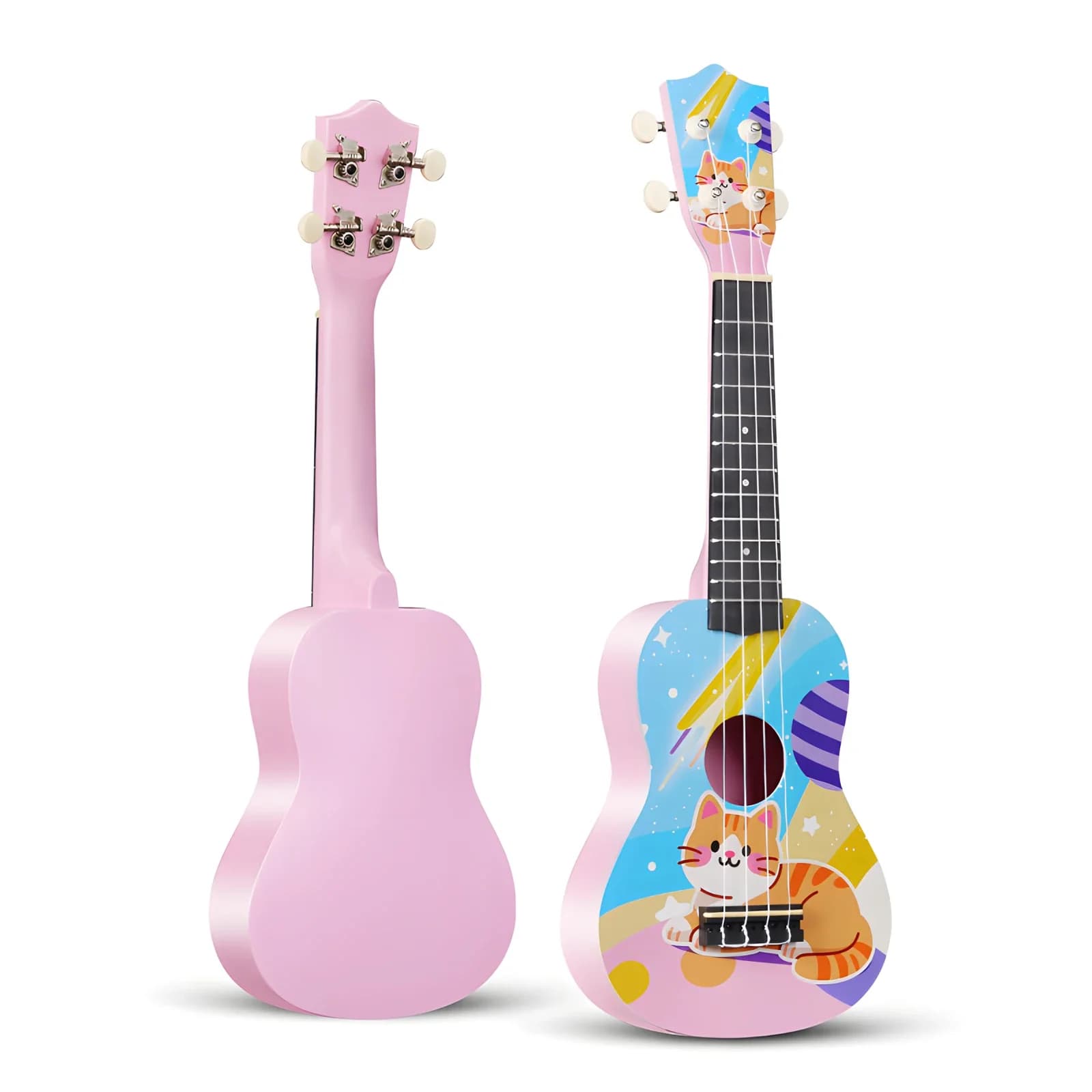 Starter kit completo per ukulele per principianti - Uke da 21" in fibra di carbonio con borsa, tracolla, capotasto, plettri, sintonizzatore e accessori completi