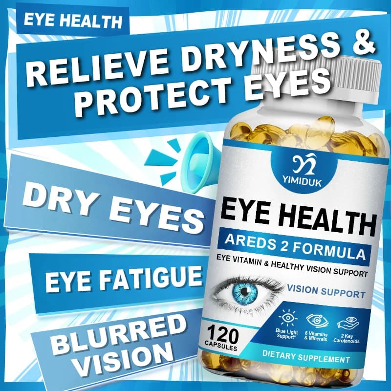 Supplements for eyes and vitamins of lutein - 11 in 1 Zeaxantina Eyebright Supplement for blueberries Retina Eye Lens Healthy night vision
