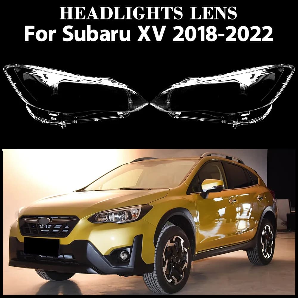Per Subaru XV 2018 2019 2020 2021 2022: Guscio Faro Anteriore, Coprilampada, Lente Trasparente, Copertura Faro in Plexiglass di Ricambio