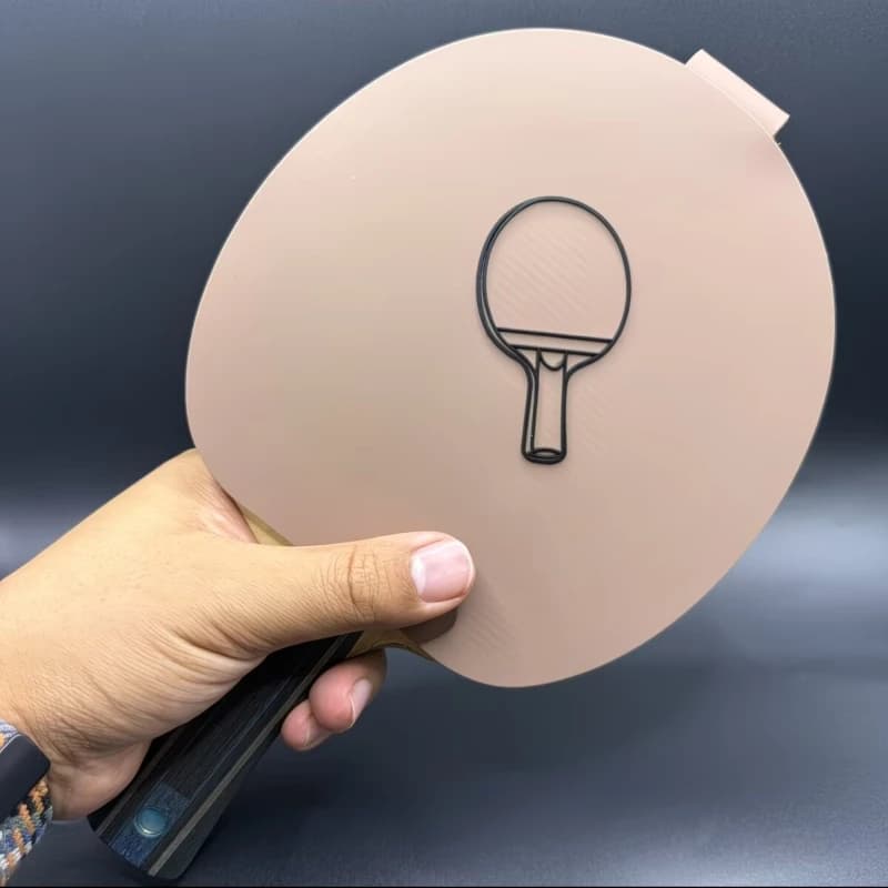 Table Tennis Racket Rubber Protective Holder Anti‑Dirt Anti‑Oxidation Ping Pong Paddle Protective Cover Only For Sticky Rubber