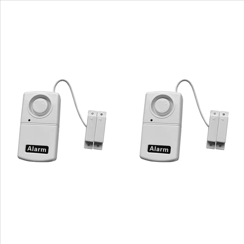 ZIZI 2X Allarme Antifurto Per Porte E Finestre 120Db Sensore Salarm ad Alto Decibel Rilevatore Alimentato a Batteria Sistema Magnetico per Porte