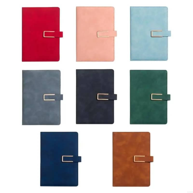 PU Leather 32K Notebook With Closure 100 Sheets For Professional Office Use And Daily Journaling H8WD