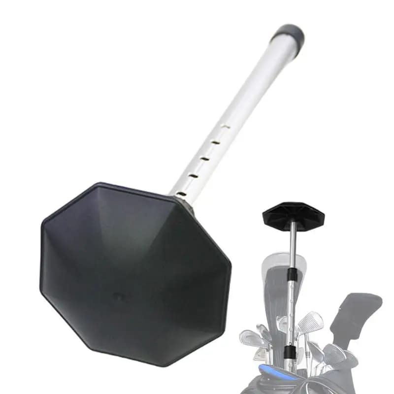 Supporto per sacca da viaggio da golf Supporto per sacca da palla regolabile Supporto per sacca da golf Accessori Bastone di supporto da golf Lega di alluminio per esterni