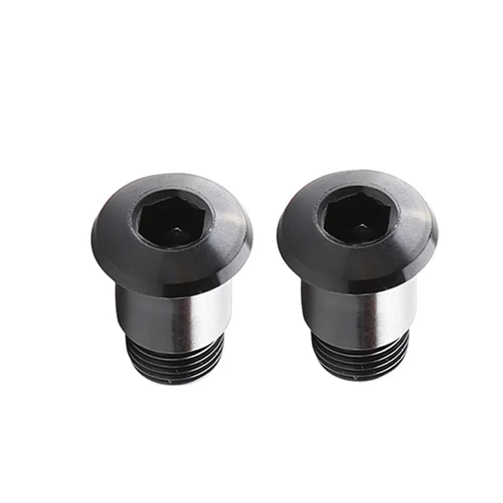 Set di 2 bulloni di fissaggio per deragliatore posteriore di ricambio per ruote di biciclette, viti in lega di alluminio compatibili con biciclette TZ50 e TX35