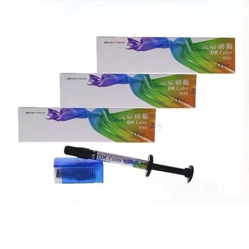 Dentale Ombra Resina Tintura Resina Dente Ombra Agente Modifica Tintura Resina fluente Materiali dentali decorativi personalizzati