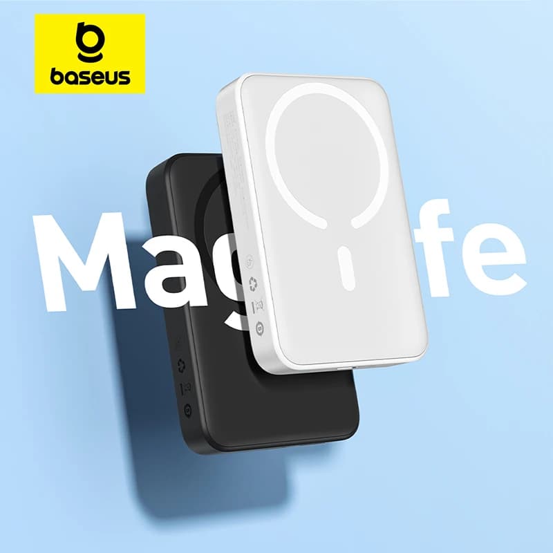 Baseus Power Bank 10000mAh Mini magnetico wireless ricarica rapida Sveglia automatica per iPhone 16 15 14 13 Pro Max Powerbank magnetico