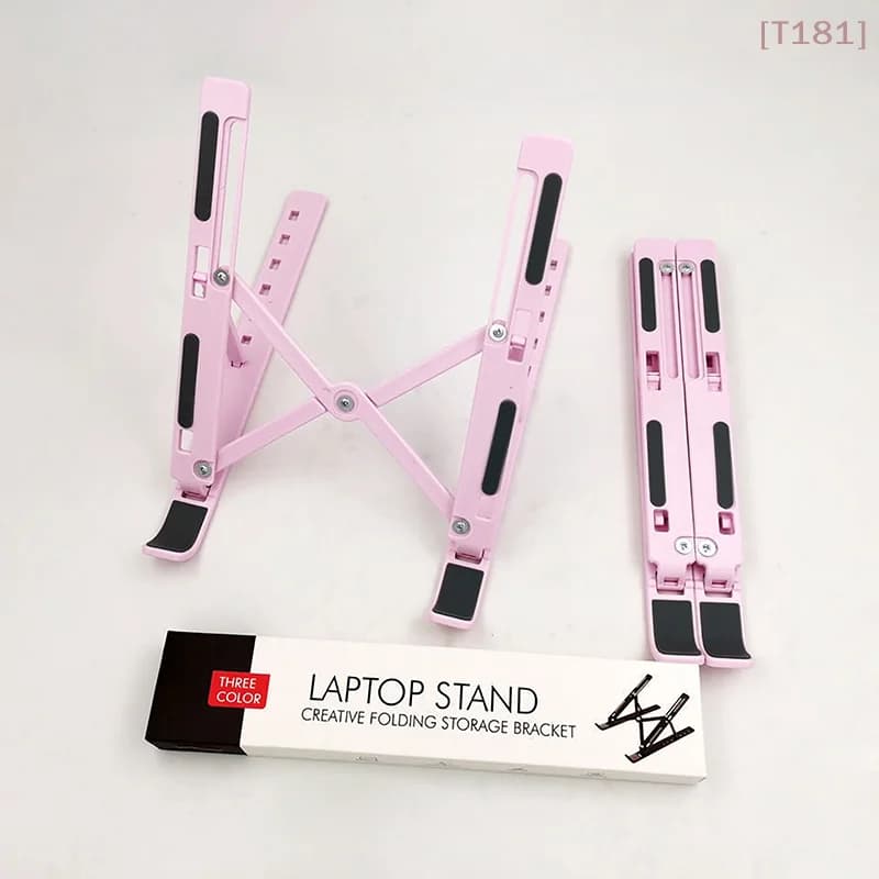 Universal Laptop Stand Adjustable Notebook Holder For Macbook Non-slip Foldable Cooling Base Bracket For Laptop/ Tablet/ Phone