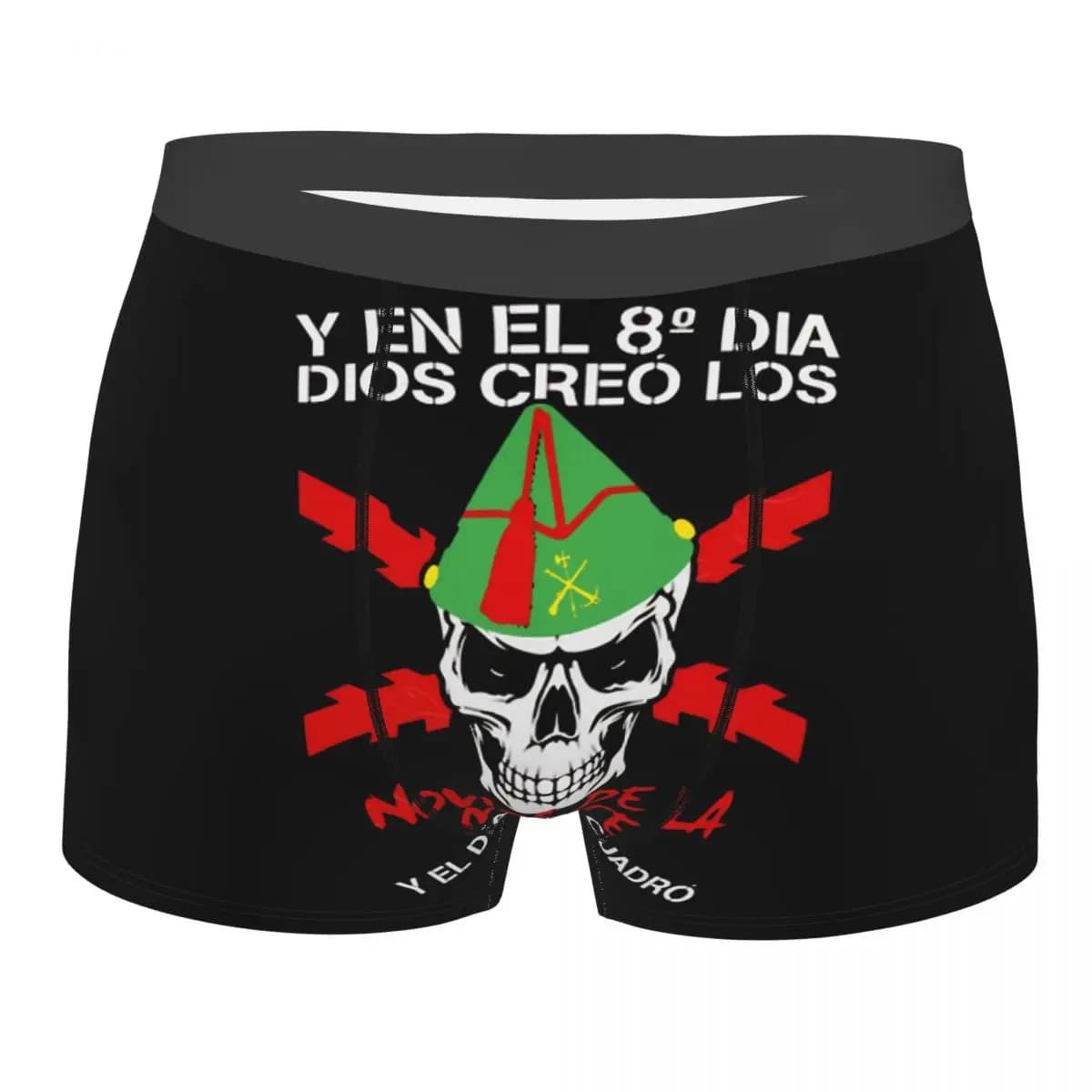 Cool Spanish Legion Boxers Shorts Underpants Intimo da uomo elasticizzato con stemma della Spagna
