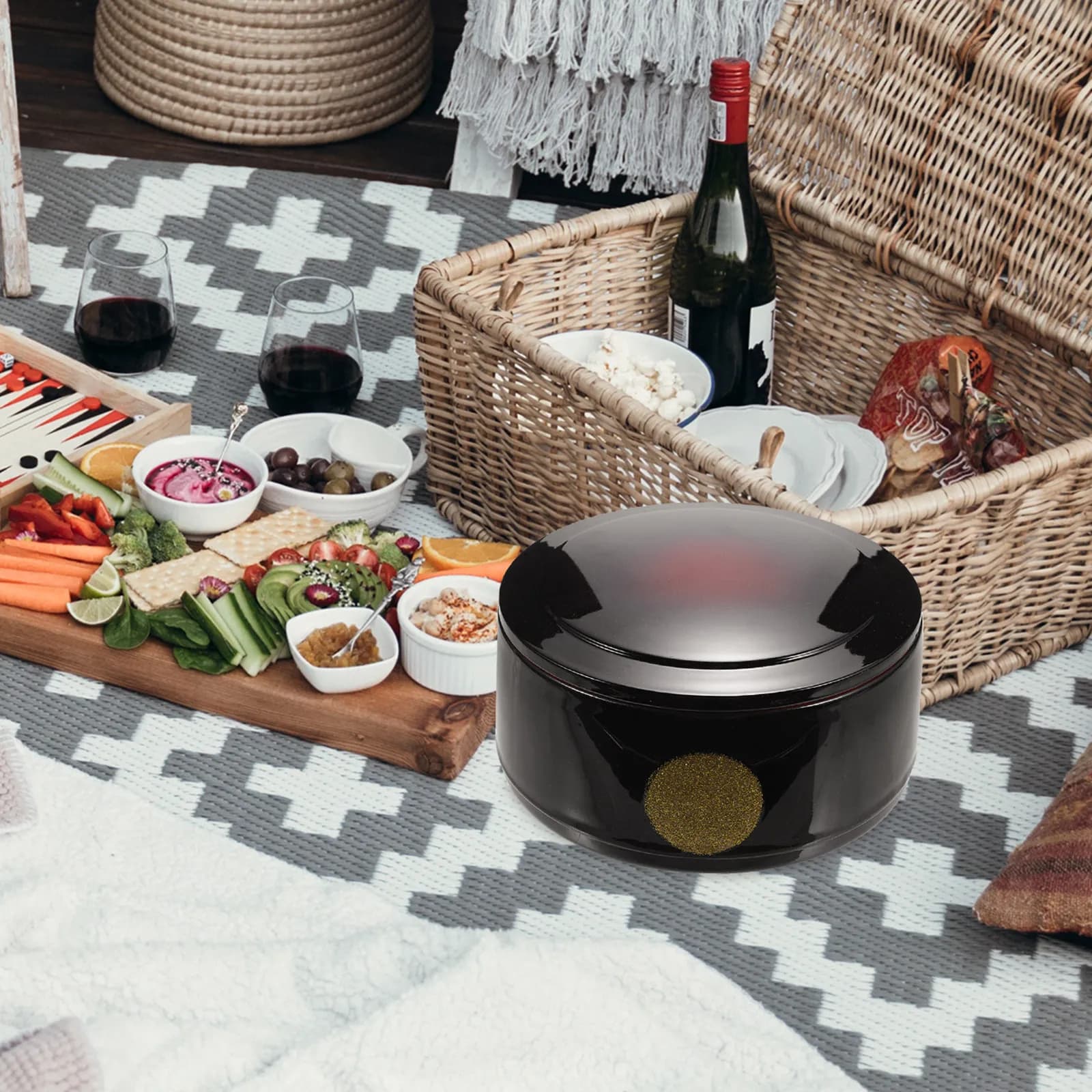 Contenitore per Pranzo Giapponese Bento Box, Portatile e Compatto, Adatto per Sushi, Utensili per Alimenti, Semplice Scatola Bento