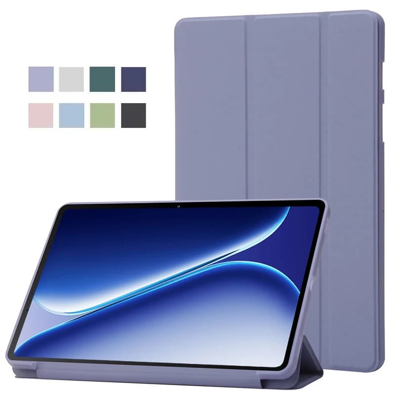 Custodia per OnePlus Pad Go 2 da 12,1 Pollici, Tripla Piegatura in Pelle PU con Retro in TPU Morbido, Supporto per Tablet, Cover per Oneplus Pad Go 2 2025