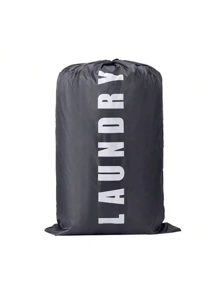 Upgraded Thickened Black Drawstring Laundry Bag Large Capacity Storage For Clothes Quilts Travel Moving