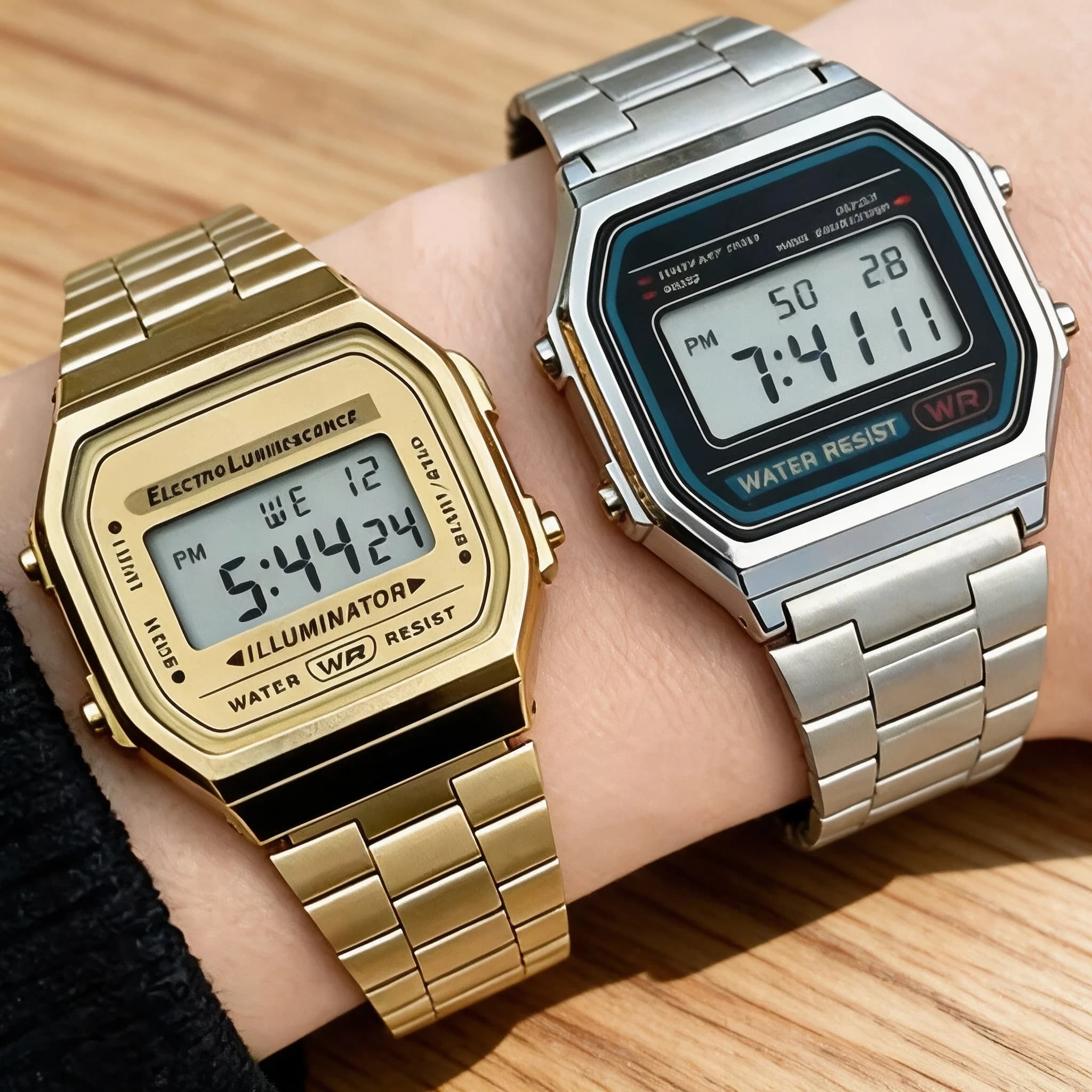 F91W Band Watch Waterproof Retro Digital Stainless Steel Sports Military Watches Men Women Digital Electronic Wrist Watch Clock