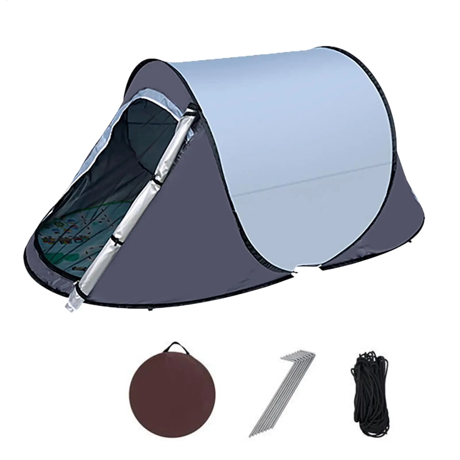 Automatic open-air camping tent with manual launch 1-2 persons Outdoor beach picnic tent with anti-wind sun protection