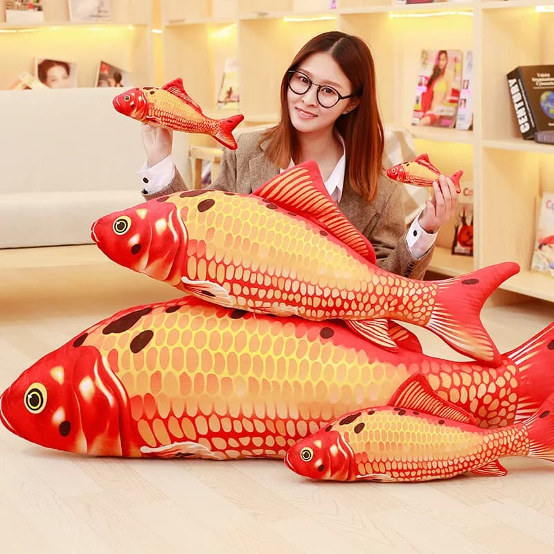 Simulazione 3D Pesce Morbido peluche Giocattolo per bambini Divano Cuscino Cuscino di tiro Regalo di compleanno w1755