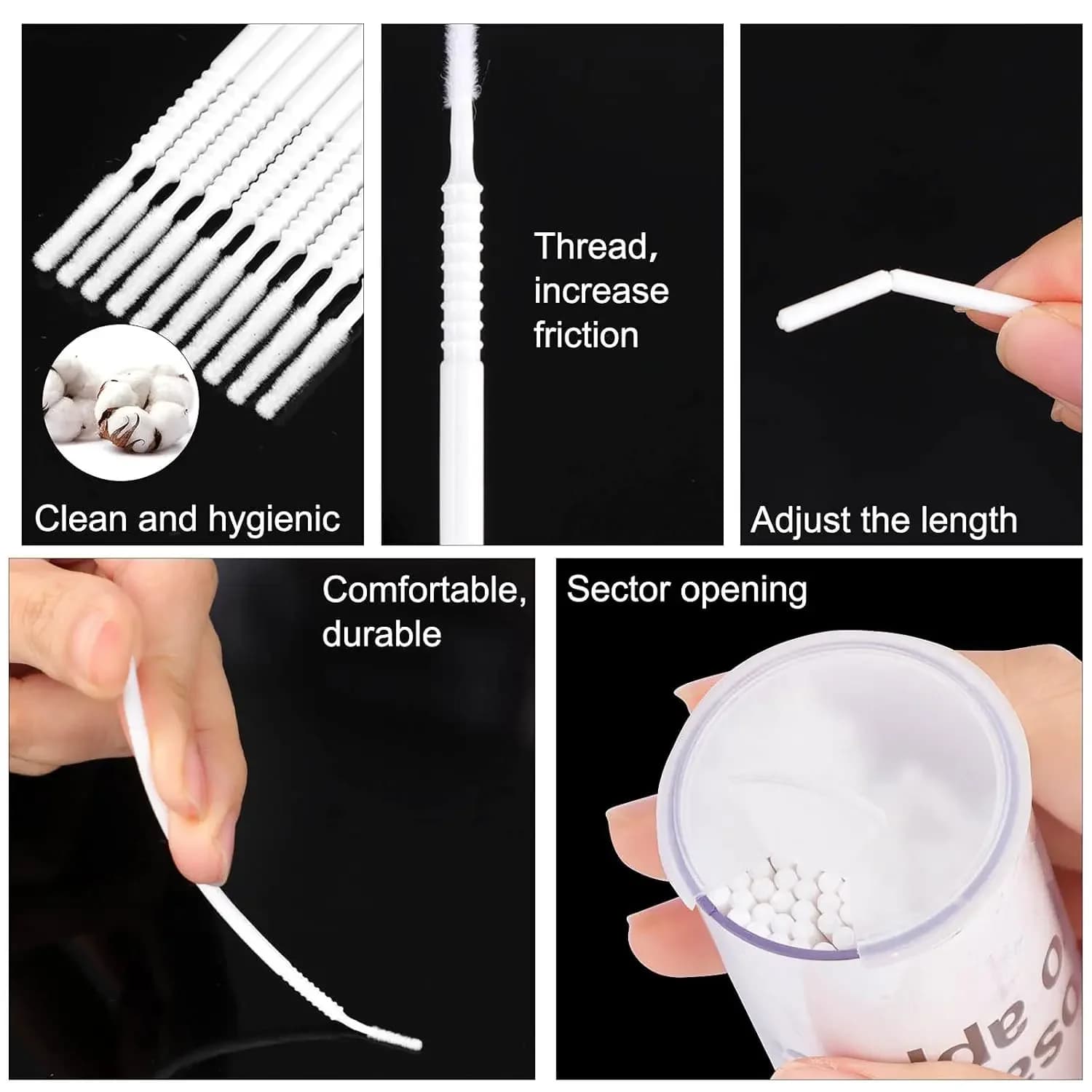 Micro Pennello Usa E Getta Ciglia Rimozione Tampone Microbrush Mascara Bacchette Applicatore Estensione Ciglia Pennelli Trucco Strumenti