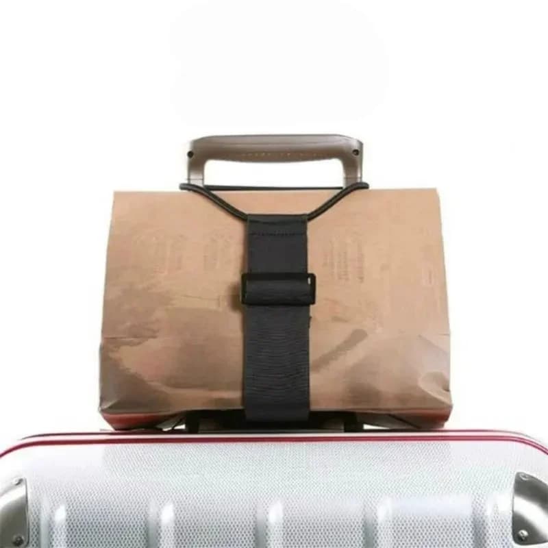 Cinghia Regolabile Multicolore per Valigie e Bagagli da Viaggio, Cintura di Fissaggio per Aeroporto