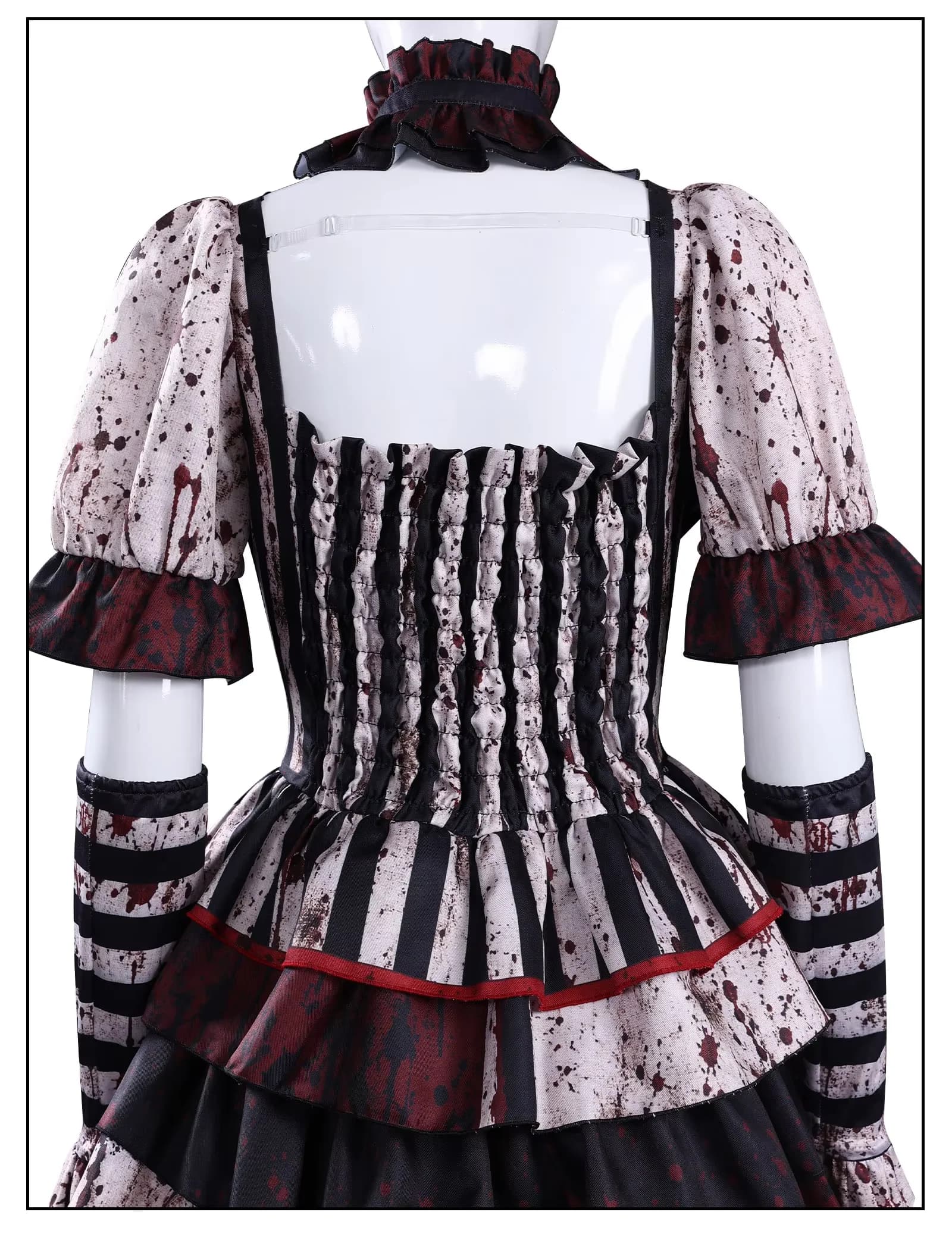 Game joker Cosplay joker Costumes COS Circus Role Play Clown Uniform Halloween Carnival Party Outfit Woman Gothic style dress