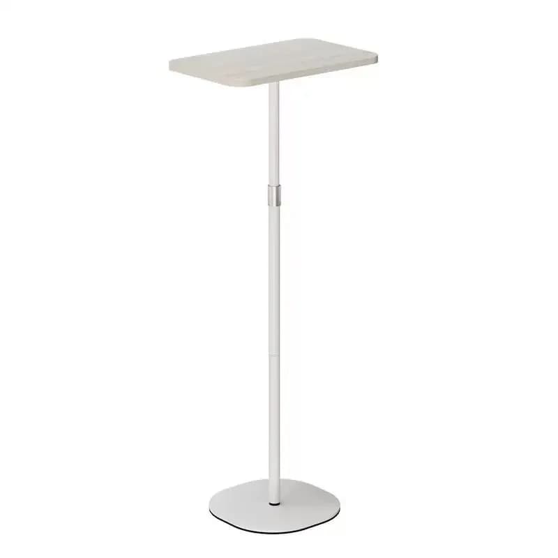 Height Adjustable Floor Laptop Stand Stable Base Notebook Holder For Sofa Bed Side Working Reading Use