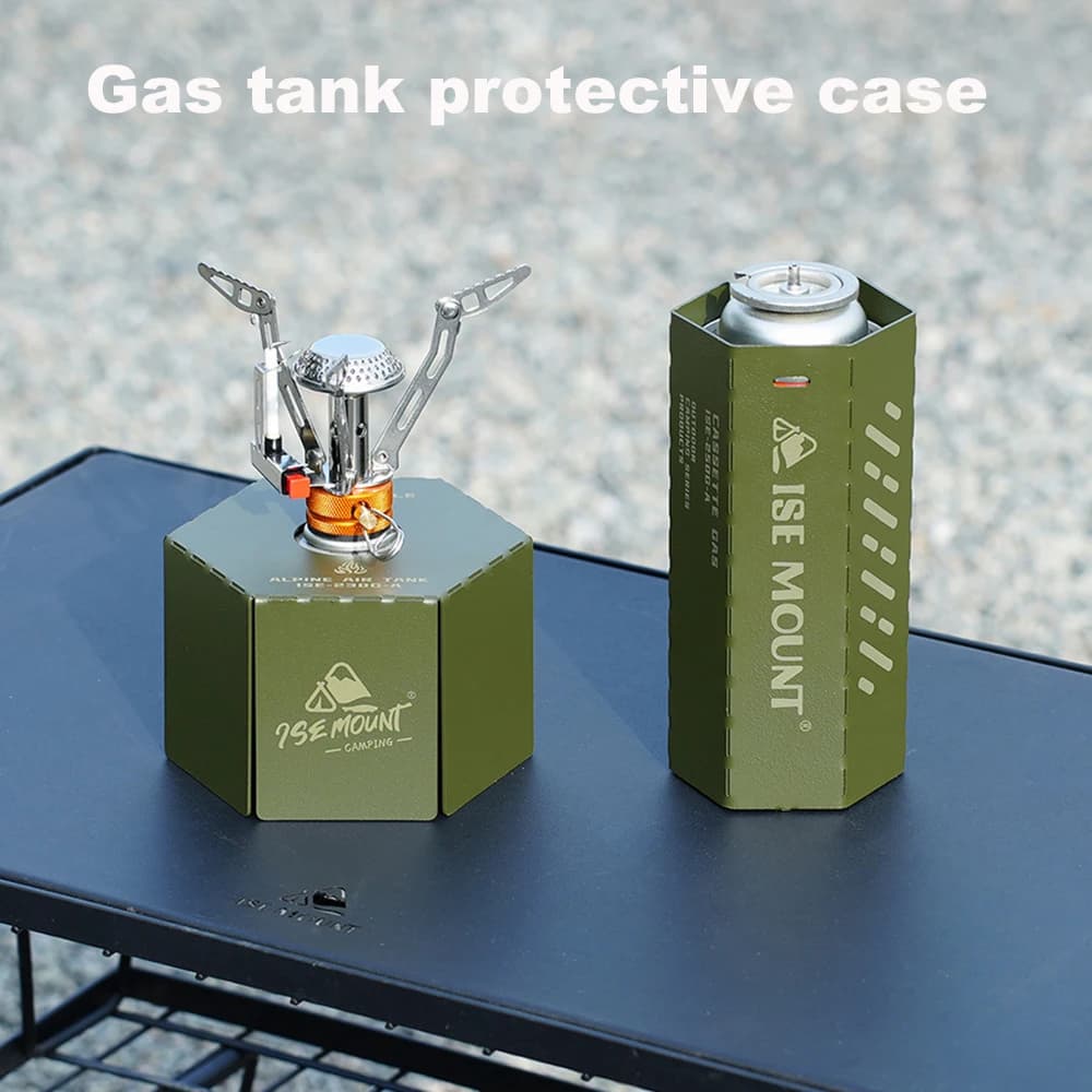 Protective gas reservoir cover Protective gas tank cover Antiqued gas cylinder housing for outdoor metal gas tank for outdoor camping equipment