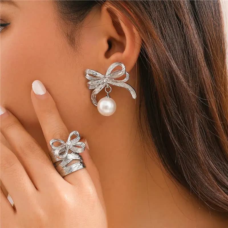 Earrings with Squisite Beads, Fashionable Women's Jewelry, Elegant Minimalists Accessories Luxury Transfrontalieri