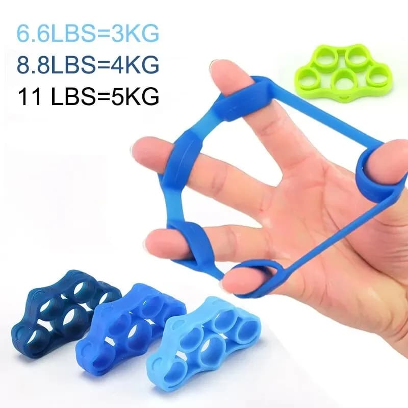 Silicone Finger Gripper Gym Hand Grip five fingers stretch trainer exercise