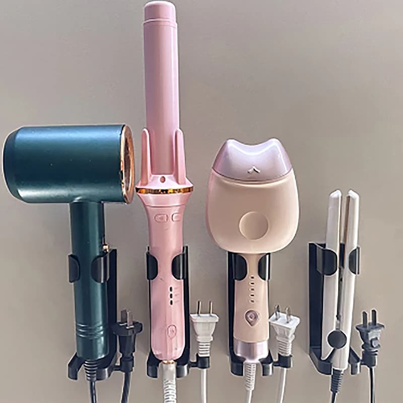 1pc hair plate support Rack barber salon Styling iron curling hair storage organizer hair dryer support bracket 4 colors