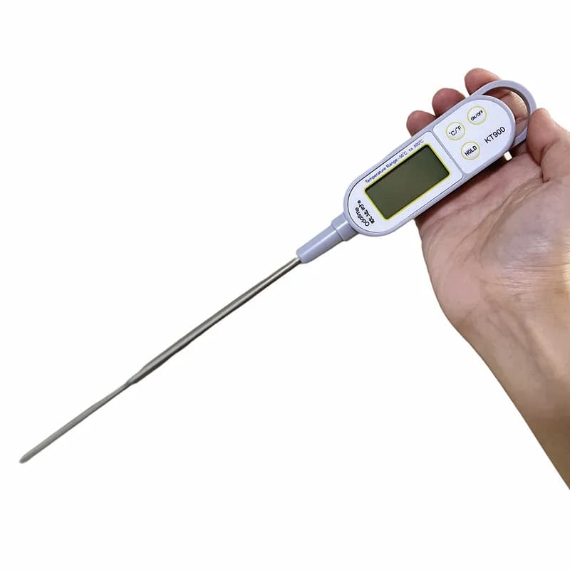 Odatime Termometro digitale Termometro per carne Sonda in acciaio inossidabile Termometri da cucina Accessori per indicatori di temperatura di cottura