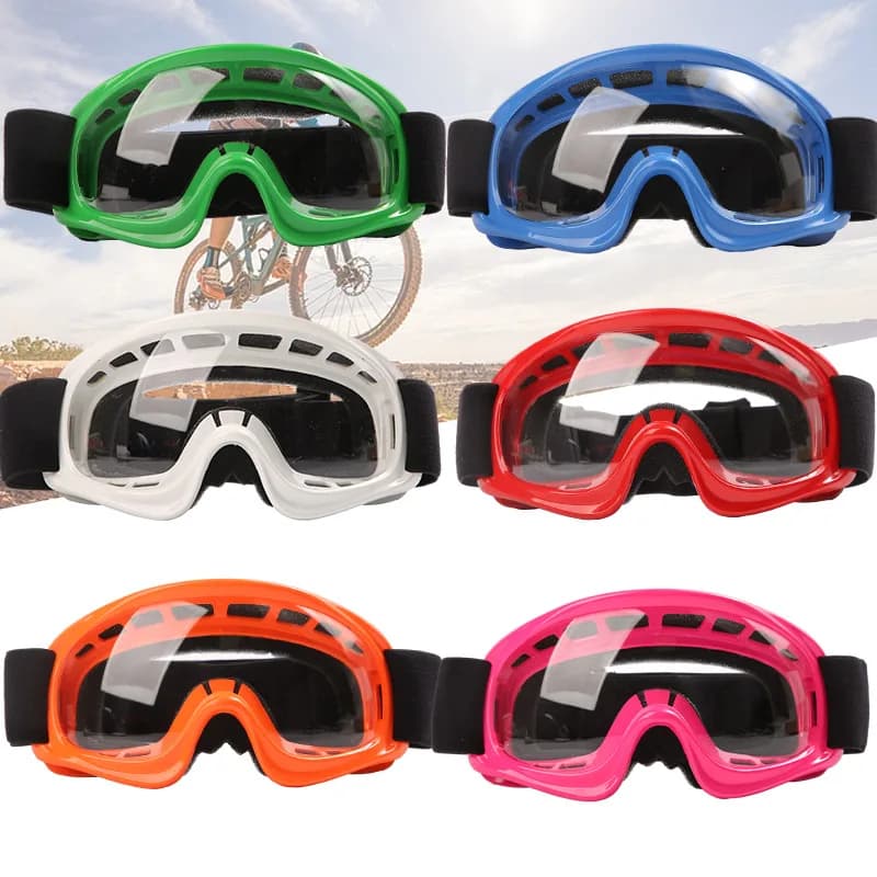 Occhiali da bici da motocross Protezione antivento Occhiali da sole da corsa per moto fuoristrada Occhiali da motore Occhiali da sci Sci Snowboard