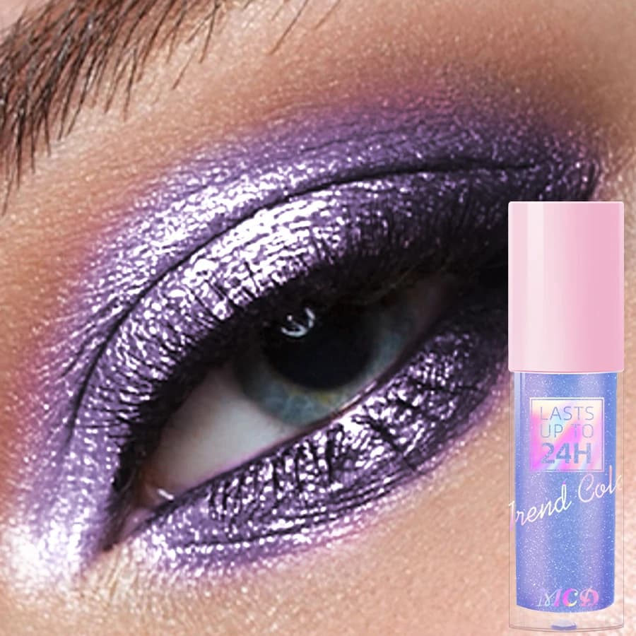 1PC Waterproof Metallic Liquid Umbrella-High Gloss Korean Makeup Set Long-Term and Swamp-proof Cosmetic Glittered Umbrella