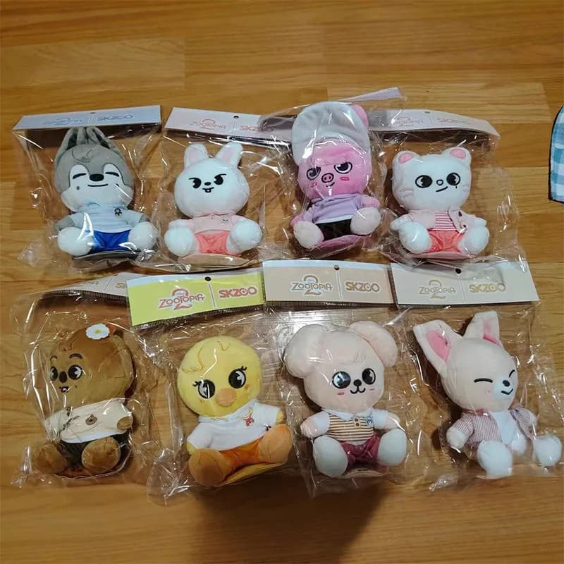 Bambola in stile celebrità coreana Stray Kids Skzoo x Zootopia, nuova versione abiti Fang Can & Li Longfu, regalo di compleanno per bambini