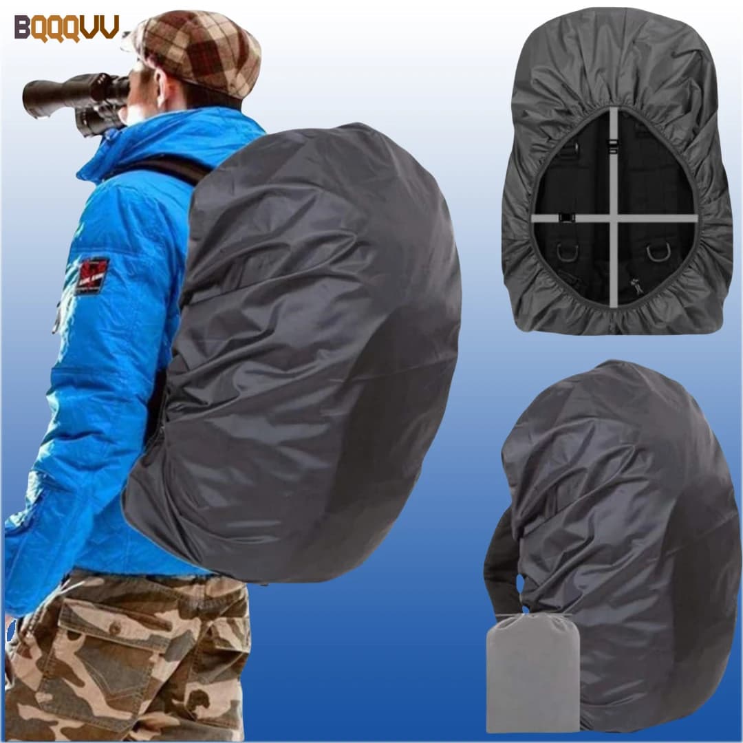 Waterproof Rain Cover for Backpack with Reflective Strap, Backpack Cover, Adjustable Anti-slip Cross Buckle, 1 Piece