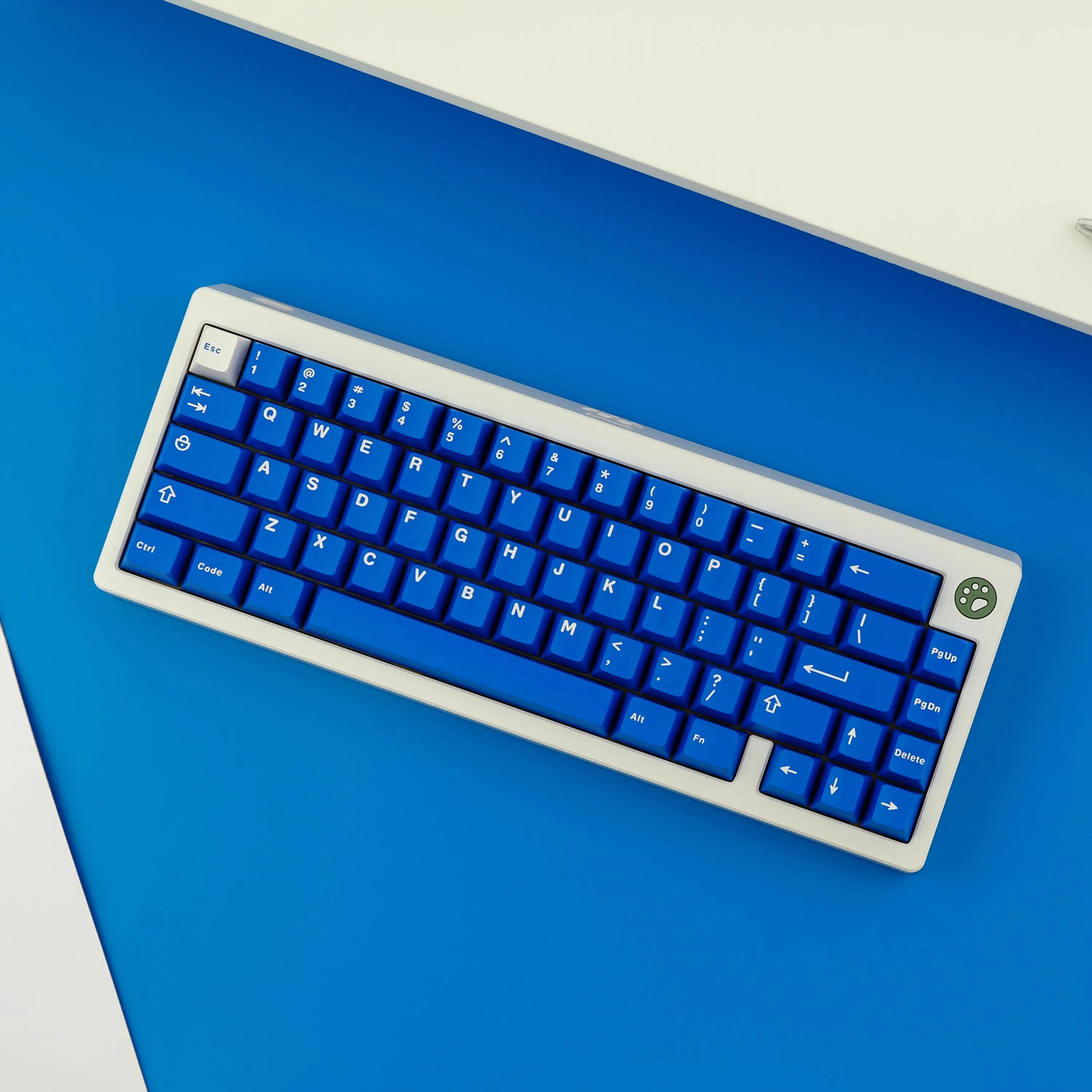 132 chiavi/set Aifei Icon GMK Classic Blue Keycaps ABS Double Shot Key Caps Cherry Profile Keycap per 61 64 68 84 87 96 980 104