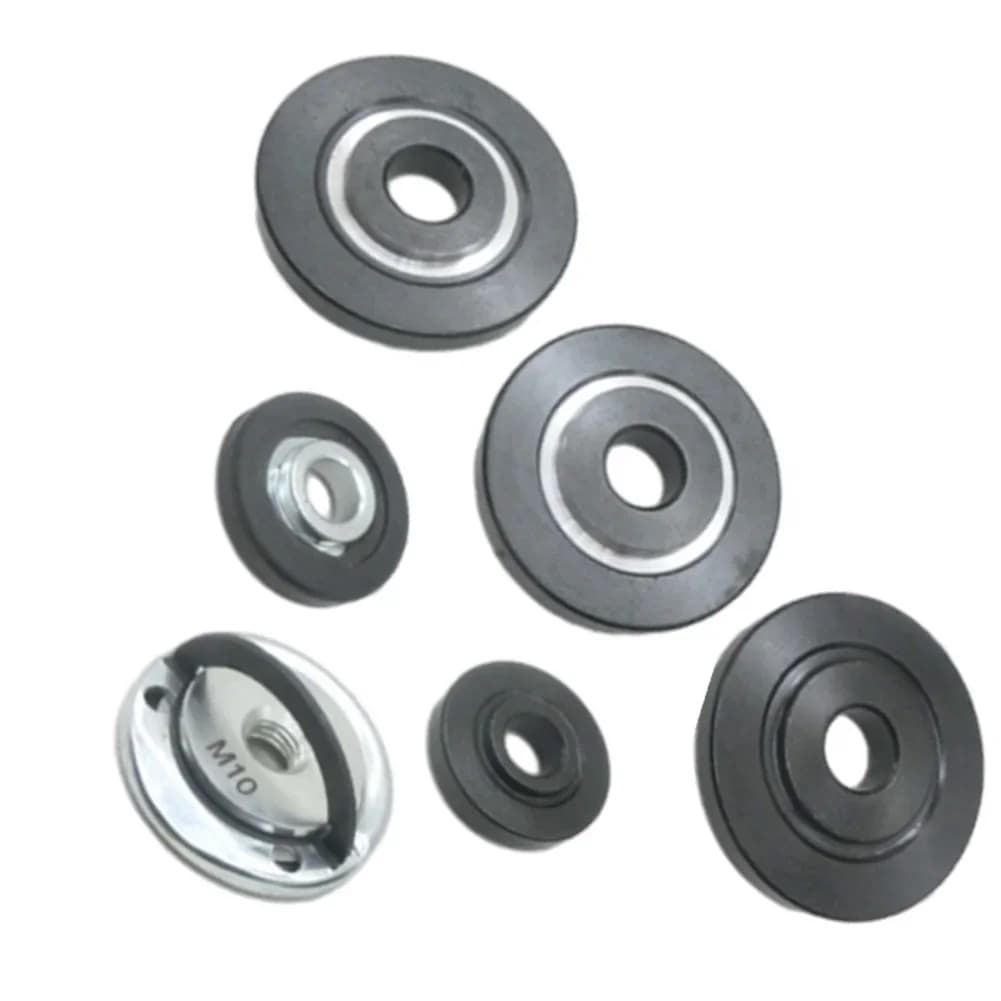 Dado flangiato interno/esterno M10 a sgancio rapido e autobloccante per smerigliatrice angolare, accessorio filettato per dischi da taglio con foro da 20mm e 22mm