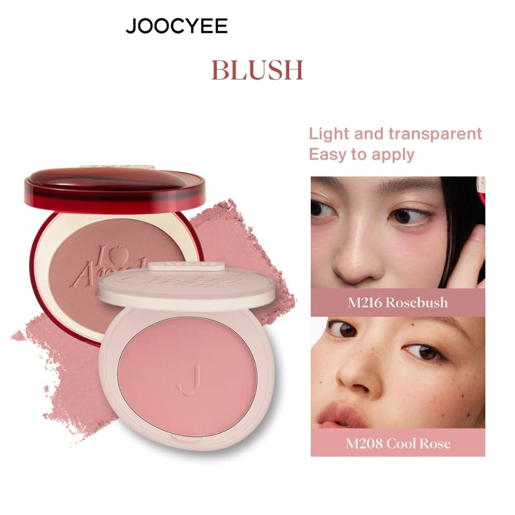 JOOCYEE BLUSH & HIGHLIGHTER pigmenti in polvere micronizzati superfini dall'aspetto naturale trucco fard a lunga durata