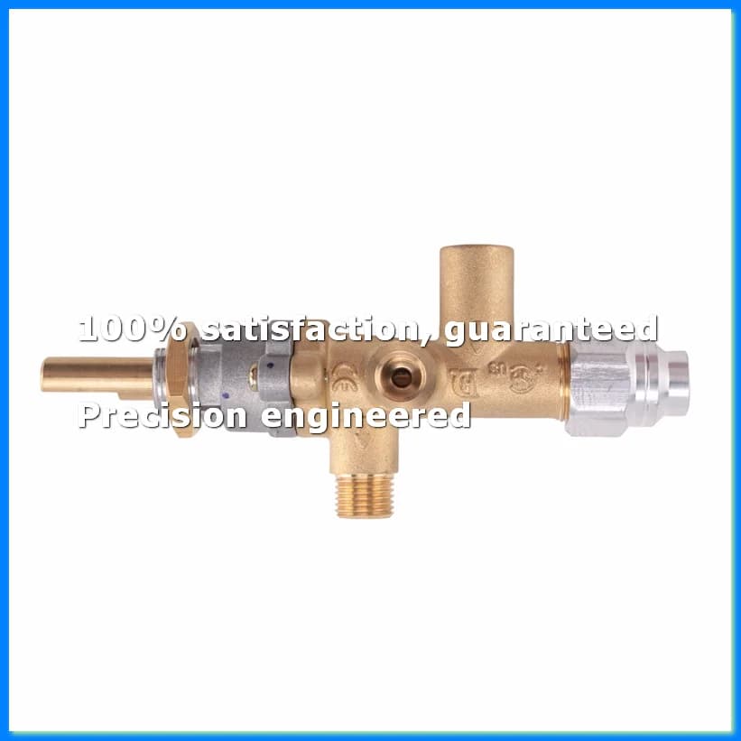 Safety Brass Patio Heater Main Control Valve with Pilot Port Fit for Low Pressure Gas Patio Burner Connection-A69M