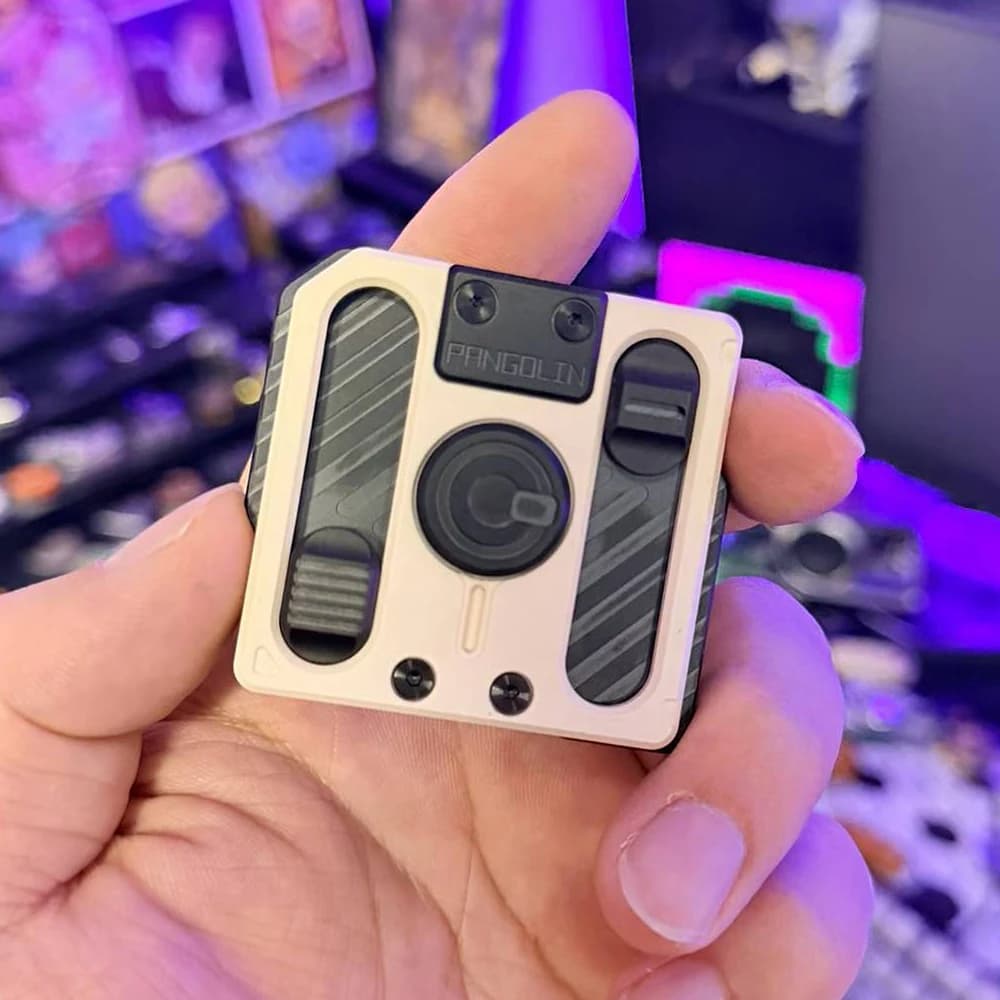 Pangolin Studio Y2k Disk Fidget Slider PEEK Fidget Spinner Stress Relief Toy Fidget Toys Adults Composite Toys