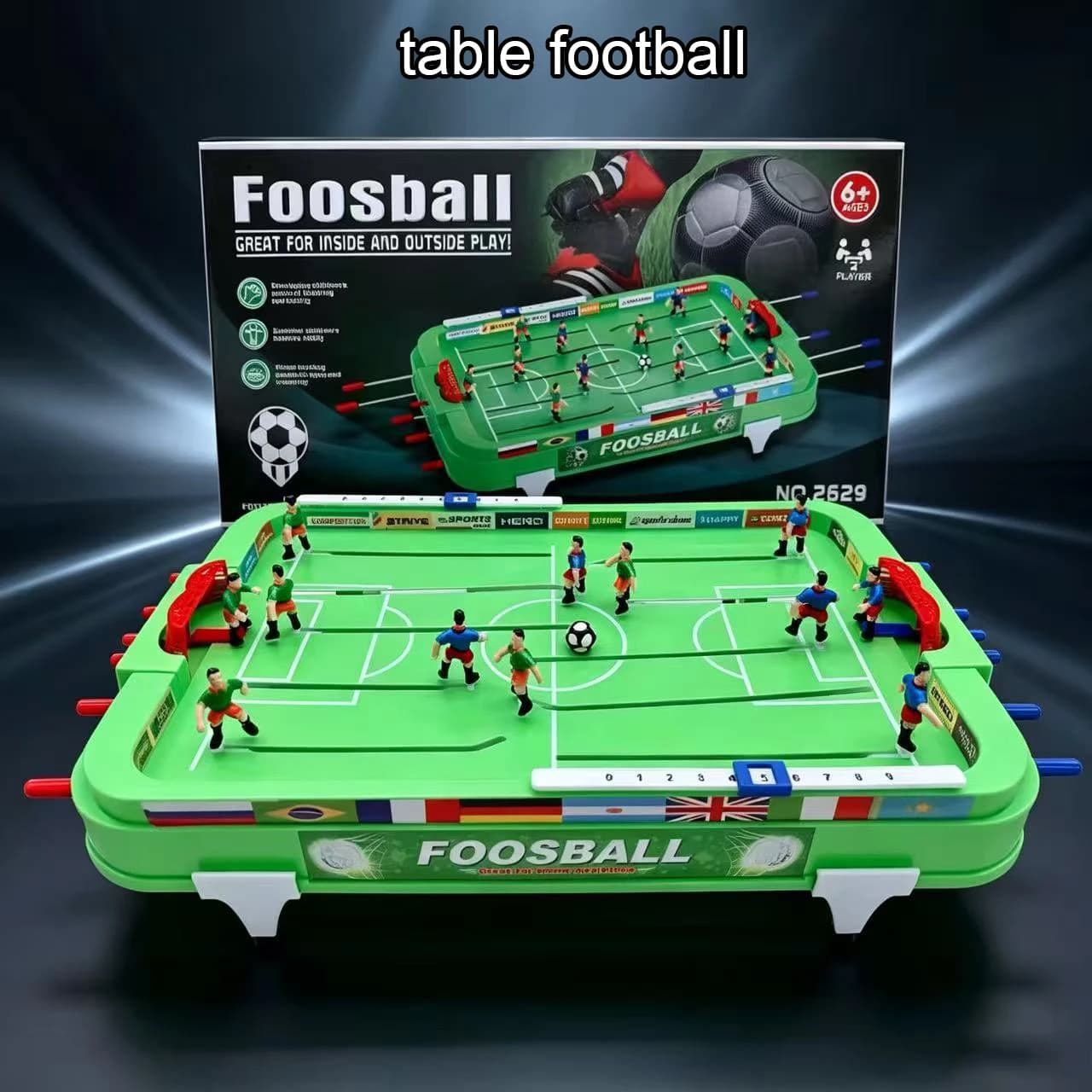 Nuovo Prodotto: Gioco da Tavolo di Calcio Competitivo per Bambini, Campo da Calcio Doppio da Scrivania, Gioco da Tavolo Puzzle