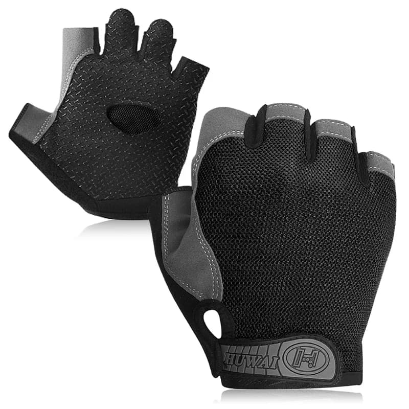 Guanti da Ciclismo MTB Mezze Dita Antiscivolo, Guanti Corti da Bici, Guanti da Sollevamento Pesi, Traspiranti per Esterni Estivi