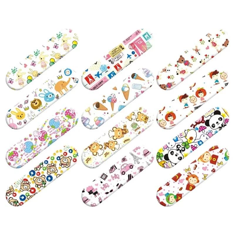 120 pz/set Cartoon Cerotto per I Bambini Bambini Carino Patch Medicazione della Ferita Cerotti per Primo Soccorso Bende Adesive Woundplast